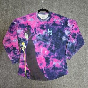 Disney 2021‎ Maleficent Villains Spirit Jersey Adult XS Tie Dye Sleeping Beauty